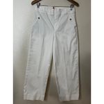 Spanx Stretch Twill Cropped Wide Leg Pant in
Bright White LARGE Photo 1