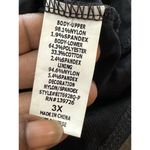 Honey Punch Women's V Neck Long Sleeve Black Lace Bodysuit Plus Sz 3X Whimsigoth Photo 3