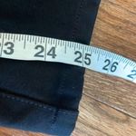 Paige  black exposed zipper fly flare stretch pants size 26 Photo 2
