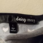 Daisy May  L Chevron Print Puff Shoulder Long Sleave Crop Top Photo 7