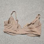 SKIMS Bra 46D Women's Beige Nude Weightless Scoop Bra Clay NEW Mesh Photo 2