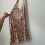 Free People  Rise & Shine Embellished Shimmer Lace Strappy Sequin Mini Dress Photo 3