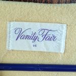 Vanity Fair Vtg Women’s  Size Large 16 Robe Housecoat Orange Black Velour Retro Photo 2