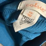 Colsie Ribbed Aqua Blue Biker Short Size XS Photo 3