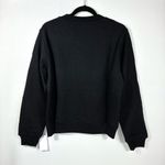 Moschino  Couture Logo Double Question Mark Crewneck Sweatshirt Black US 8 NWT Photo 3