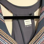 prAna  Dress Saxon Midi Blue Stripe Athletic Sleeveless Racerback Size Small Photo 5