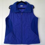 Columbia Sherpa Quilt Purple Vest Photo 0