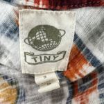 Tiny by Anthropologie Womens Top Small Cotton Aztec Festival Tribal Hippie Boho Gray Photo 2