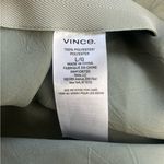 Vince NWT Satin Bias Green High Waisted Wide Leg Crinkle Texture Pants Large Photo 13