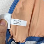 J. Crew Womens Bikini Top 2X Blue Ribbed Triangle Padded Summer Swim Plus Size Photo 7