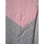 Lilly Pulitzer  Brigitte Cashmere Sweater Heathered Pink Grey ChevronSoho SzM Photo 3