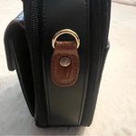 Bella Rose Vintage Black & Brown Leather Handbag Photo 14