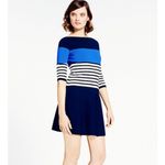 Kate Spade New York Colorblock Striped Scuba Boatneck Mini Dress Size Medium Photo 1