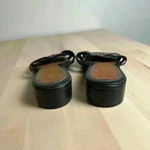 Montego Bay Club 90s Y2K Style  Leather Upper Black Slip On Flats Size 7 Photo 3