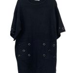Beauty Women Black Grommet Dress Sz S/M Photo 5