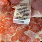 BP Floral Print High Waist Bike Shorts‎ Athleisure Activewear 1X Orange Photo 2