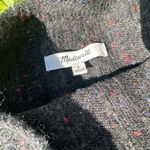 Madewell Wool Blend Donegal Rolled Mockneck Sweater Dress sz L Photo 4