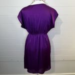 Soprano  Deep Purple Mini Dress V-Neck Feminine Lightweight Photo 6