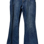 Idyllwind Miranda Lambert Jeans Womens Size 8 W x 34 L Flared Blue Denim Lace Up Photo 0