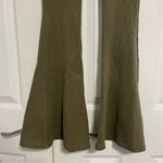 Urban Outfitters Out From Under Ryan Ribbed Flare Pants Olive Green Photo 4