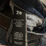 Kendall + Kylie  Medium Wash Mid Rise Distressed Shorts Size 28‎ Photo 4