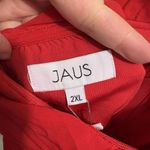 Jaus Australia Isabelle Maxi Dress Red 2XL Formal Ruched Flattering Glam Size 2X Photo 11