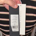 Veronica Beard ‎ Shailee Henley Top Striped Long Sleeve Ribbed Knit XS NEW Photo 6