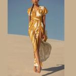 DIARRABLU Mailys Gold Convertible Maxi‎ Dress Size XS Photo 1