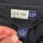 Gap Vintage  Low Rise Straight Leg Black Cotton Women's Pants Size 8R Photo 4