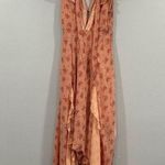 Free People  Joaquin Printed Floral Ruffles asymmetrical MIDI Size L Photo 3