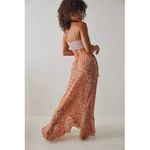 Free People New!‎  Romance Me Floral Print Maxi Half Slip Skirt , size M Photo 16