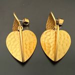 Kate Spade New York Worn Gold Metal Petal Drop Earrings 21g. Photo 4