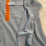 Hilary Radley   Sky Blue Casual Button Down Shirt size XXL brand new length 32” Photo 6