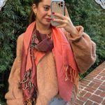 Free People Beautiful Orange Scarf Photo 0