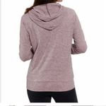 Skechers Mauve/Black Striped Activewear Hoodie. Size Medium. Photo 1