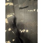 Cupcakes and Cashmere Cropped Jacket Black Tan Abstract Print Women's Small Photo 5