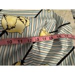 Talbots Crisp Tulip Sleeveless Fit Flare Dress Stripe 14 W/ Blue Sweater Size L Photo 10