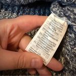 J.Crew Point Sur Turtleneck Sweater Women’s Size Small Blue White Marled Chunky Photo 3