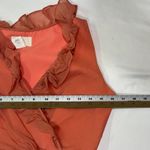J.Crew  Silk Coral Ruffle Wrap Dress Sleeveless Summer Cocktail Party Womens 0 Photo 6