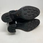 Aquatalia Isotta Black Suede Waterproof Block Heel Lug Ankle Booties Boots 9.5 Photo 7