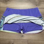 Two Lucky In Love Layered Tennis Skirt Skort Blue Purple Size Large Photo 5