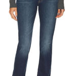 Mother High Waisted Rider Shift Sneak Jeans Digital Underground‎ 28 Blue Photo 0