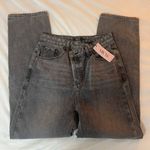 Micas  Asymmetric Waist Straight‎ Leg Jeans Gray Size Small Photo 6