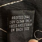 carole little Black & Cream Floral Embroidery Jacket Sz 3X Heavy Silver … Photo 9