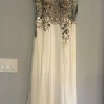 XScape White Prom Dress Photo 0