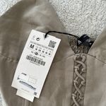 ZARA  | Linen Blend Crop Top Photo 4