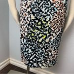 Christian Siriano Multicolor Animal Print Tunic Shift Shirt Dress Black Size M Photo 8