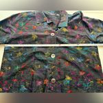 Chico's SALE 🏷️ Design 100% Silk Embroidered Floral Blouse/Jacket Size 1 Photo 3