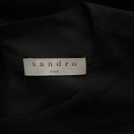 Sandro SZ 3 black lace cut out shift dress Photo 5