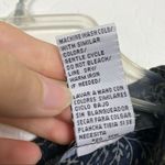 Sag Harbor Vintage Black & Green Leaf Pattern T-shirt Blouse Photo 5